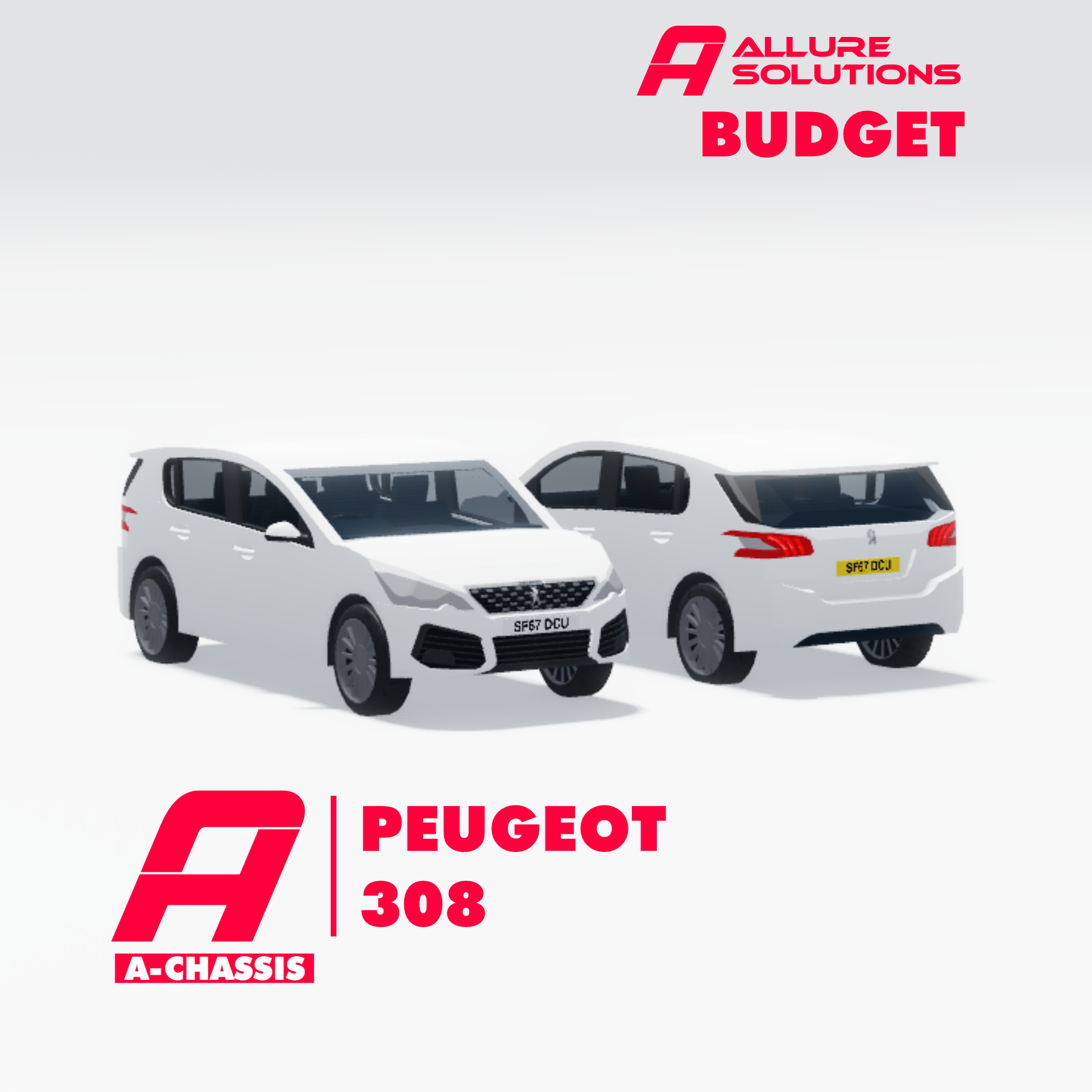  BUDGET Peugeot 308 Clearly Development